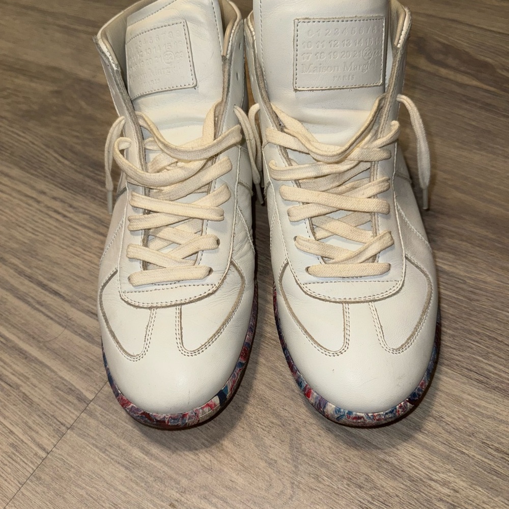 Maison Margiela White High-Top Sneakers